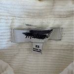Madewell Jacket Womens Corduroy Relaxed Shirt-Jacket White Western Size XS NEW Photo 7