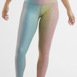 Beyond Yoga  Two-Tone Gray and Pink Top Photo 0