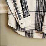 Banana Republic Cotton Black White Button Down Tartan Plaid Shirt Extra Small Photo 6
