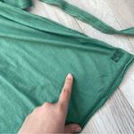 Ruehl Y2K Henley babydoll tunic top womens Green (medium) vintage 2000s casual Photo 3