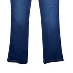 Spanx  Flare Jeans Size Small Midnight Shade Dark Wash Blue Pull On Compression S Photo 6