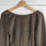 All in Favor Women's Gold Black Sparkle Mini Dress Size M Party/Cocktail Photo 5