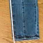 Denim Blvd . High Waisted Mom Jeans, Front Seam Detail, Junior’s Size 9 Photo 3