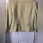 Old Navy Vintage Houndstooth Blazer Womens size M career Jacket Y2K missing belt Photo 6