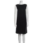 Piazza Sempione Bateau Neckline Mini Shift Dress in Black Size 12 Photo 9