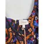 Cleobella NWT Jewel Ankle Dress Venezia Puff Sleeve Midi Black Blue Orange Photo 4