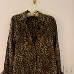 Ralph Lauren  gorgeous leopard button up top size L Photo 1