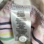 BeachLunchLounge  Women’s Colorful Stripes Knot Hem Wide Sleeve Button-Up Shirt Photo 6