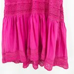 Sundance Womens Bright Tomorrow Western Boho Peasant Lace Crochet Midi Dress Photo 7