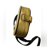 Burberry Metallic Gold Leather Shoulder Crossbody Bag Photo 6
