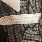 ZARA NEW Woman Gray Tweed Houndstooth Tapered Plaid Straight Leg Dress Pants L Photo 5