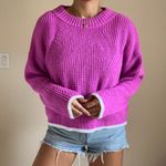 John + Jenn  by Line (Revolve brand) Mylo Rib Crewneck Sweater in Pink Cadillac Photo 9