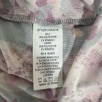 Brea Canyon Blue & Pink Floral Mesh Long Sleeve Top Size Large Photo 6