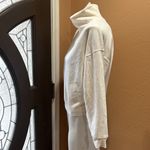 Madewell  beige turtleneck ribbed sweatshirt Photo 3