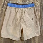 Free People Movement Sun Daze Colorblock Beige Blue Board Shorts XS NWOT Photo 1