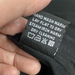 ELM DESIGN Sz 2 Jersey Knit Pleated Skirt Grunge Whimsical Glam Dark Academia Black Photo 5