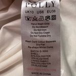 Oh Polly  St. Tropez Halter Neck Cut Out Embellished Mini Dress in White Size 6 Photo 15