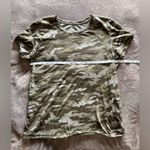 PINK - Victoria's Secret PINK Victoria’s Secret Camo Print Women’s T-shirt Sz L EUC Photo 5