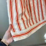 CAbi ✨ 6102 Cream Orange Striped Brunch Top Size S Photo 4