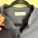 Everlane  Navy Blue Shirt Dress Photo 2