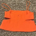ZARA  Tank Top Stylish Top Large Orange Photo 2