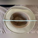 Anthropologie  100% Wool Felt Hat Fedora Adjustable in Taupe Brown Photo 2