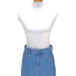 Vans Reworked Denim Mini Skirt Blue Size 3/26 Gently worn; EUC Photo 0