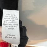 Athleta  Womens black T-Shirt pullover short sleeve Dress  casual style 70378 XS Photo 9