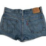 Levi's Button Fly High Rise Denim Shorts size 27. Womens Photo 2