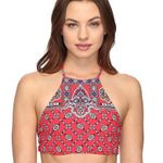 Nanette Lepore High Neck Paisley Bikini Top Photo 0