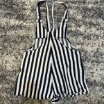Emory park  Blue and White Striped Overalls Size small Photo 1