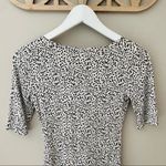 Z Supply Half Sleeve Cheetah Print Bodysuit Sz Small Photo 8