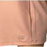 Lady Hagen  Peach Ruffled Shirt Womens M Hydro-Dri Golf Short Sleeve Button UPF Photo 4