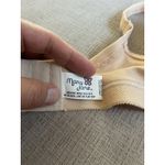 Vintage Mary Jane Bra Womens 34D Beige Mesh Soft Cup Wireless Comfort USA 80s Size undefined Photo 2