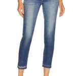 NWT Moussy Vintage Clarence Skinny in Blue Release Fray Hem Stretch Jeans 25 Photo 0