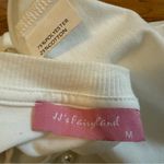 Pearl Embellished White and Blue denim Butterfly Top size M Size M Photo 8