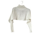 Women's Knitss White Ribbed Turtleneck Shrug One Size Size 0 Photo 1