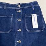 Popsugar  Light Wash Button Up Skirt Size 4 Photo 1