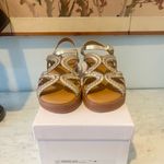 See By Chloe NEW See by Chloé Sansa Woven Strap Platform Sandals Size 7.5 Photo 1