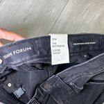 NWT Denim Forum 90s boyfriend black eyeliner raw hem mini shorts high waisted 29 Photo 7