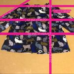 H&M BLUE AND GREEN CAT PRINT SWING CROPPED TOP (2) Photo 6