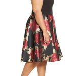 Chi Chi London Curve Rosalin Metallic Floral Off-the-Shoulder Dress 14 NWT Photo 2