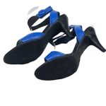 Coach and Four Blue Ankle Velcro Strap Patent Shoes Size 8 Blue Photo 4