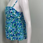 J.Crew  Babydoll Blue Floral Tie Back Tank Top size 4 NEW Photo 3