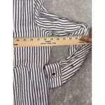 The Kooples Lace Up Striped Shirt Long Sleeve Size 2 Popover Top French Design Photo 7