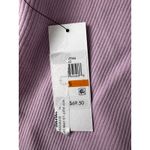 DKNY Sport Pink Ribbed Cropped Crewneck Sweatshirt Drawstring Hem Size S Photo 5