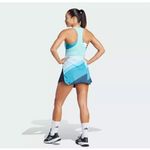Adidas SZ M-  Women's Aero Ready Transformative Tennis Dress,‎ Flash Aqua /Black. Photo 2
