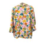 Show Me Your Mumu  Floral Weekday Button‎ Up Sz Medium Photo 3