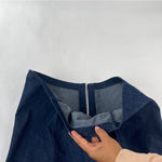 Vintage 111 State Stretch Blue Denim Sleeveless Midi Sheath Dress Size 6 Photo 6