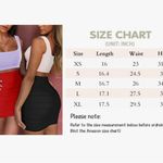 Women’s Sexy High Waist Ruched Bodycon Mini Skirt Size M Photo 2